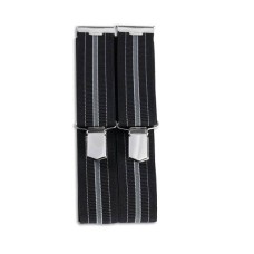 Bretels Stevig Zwart-Grijs - Sport bretels 35mm voor zware belasting
